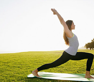 A healthy lifestyle can be attained through yoga